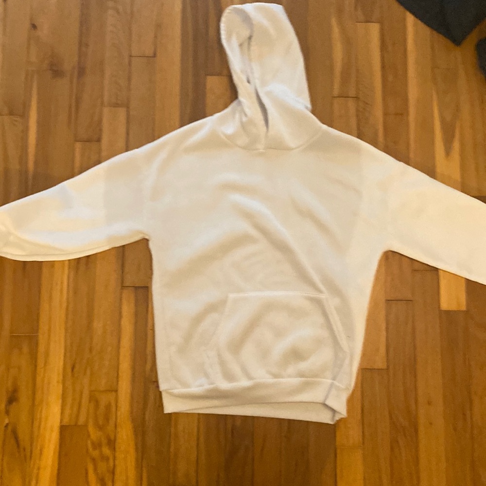 White hoodie